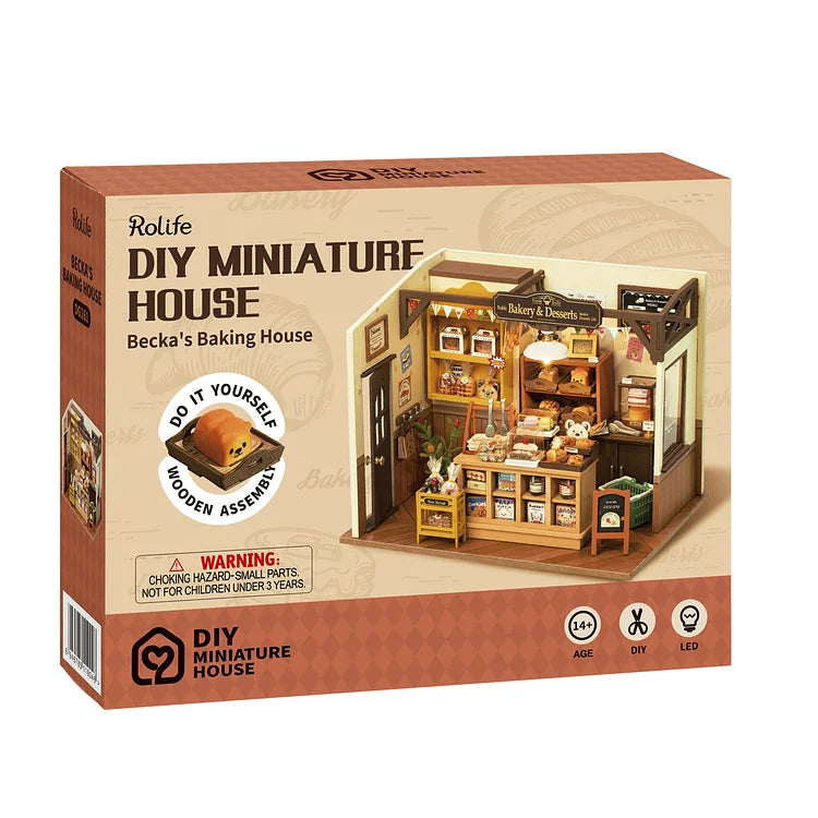 Becka Baking House DIY Miniature House Kit DG161