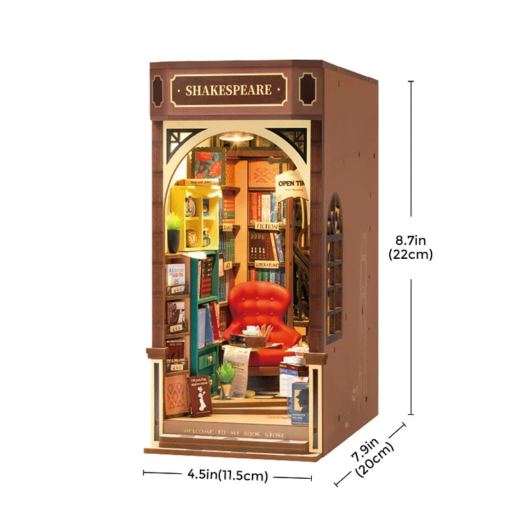 Bookstore DIY Book Nook Kit TGB07