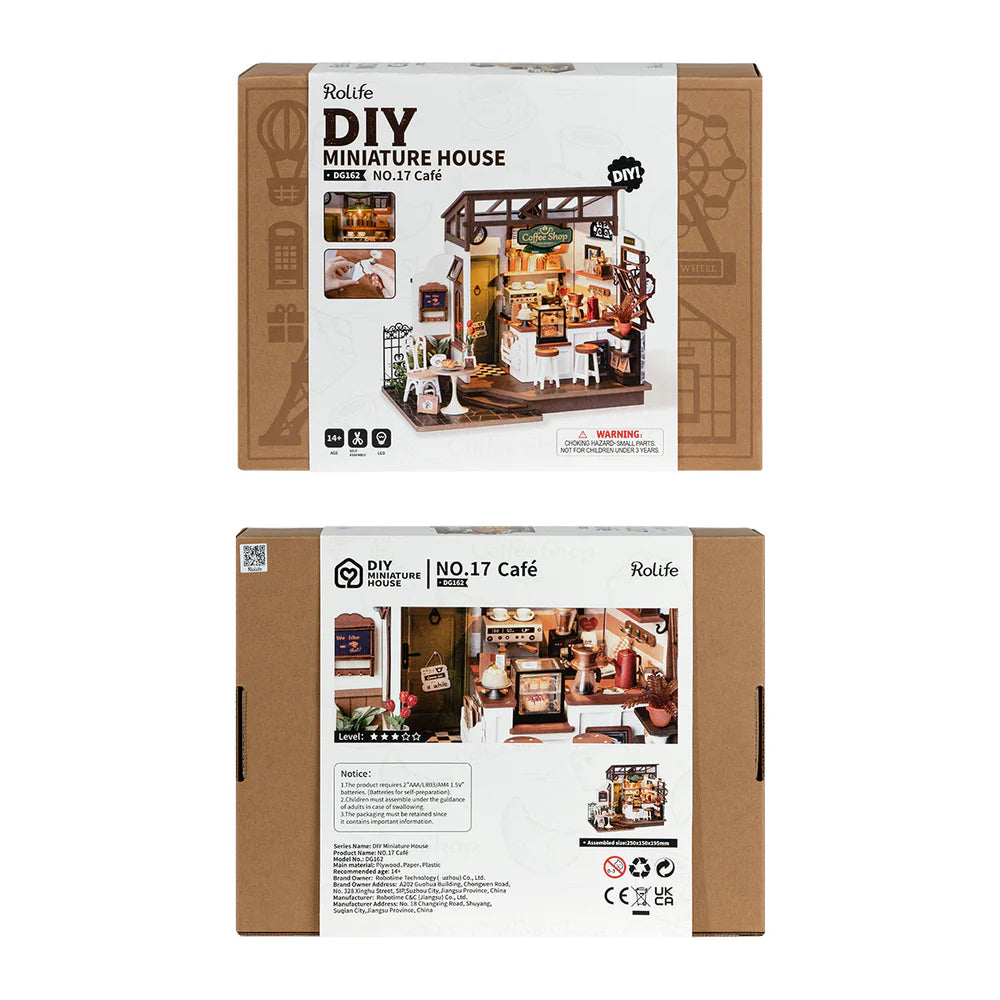 Flavory Slow Life Cafe DIY Miniature House kit DG162