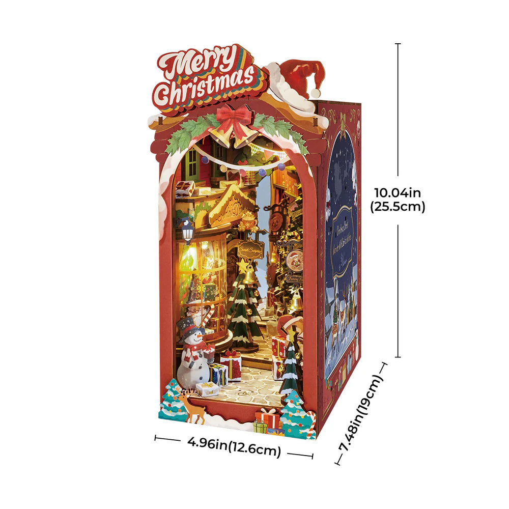 Christmas Street DIY Book Nook TGC06