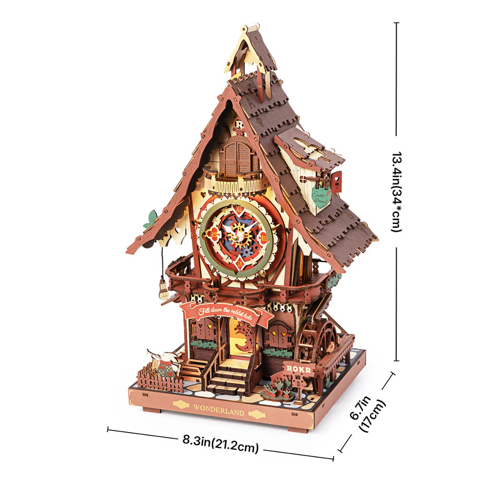 Cuckoo Clock Mechanical 3D Wooden Puzzle LC901C