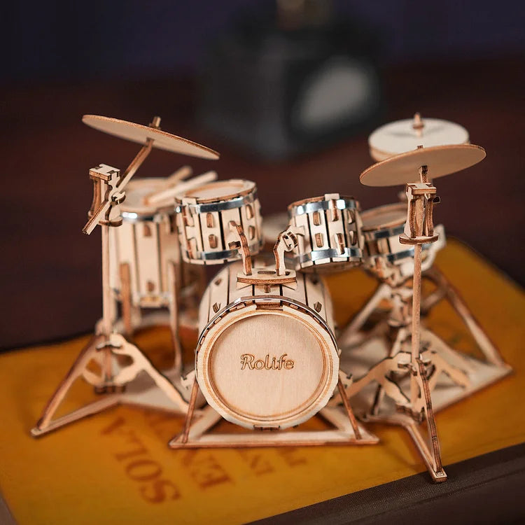 Drum Kit 3D Wooden Puzzle TG409