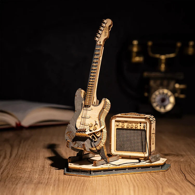 Electric Guitar 3D Wooden Puzzle TG605K