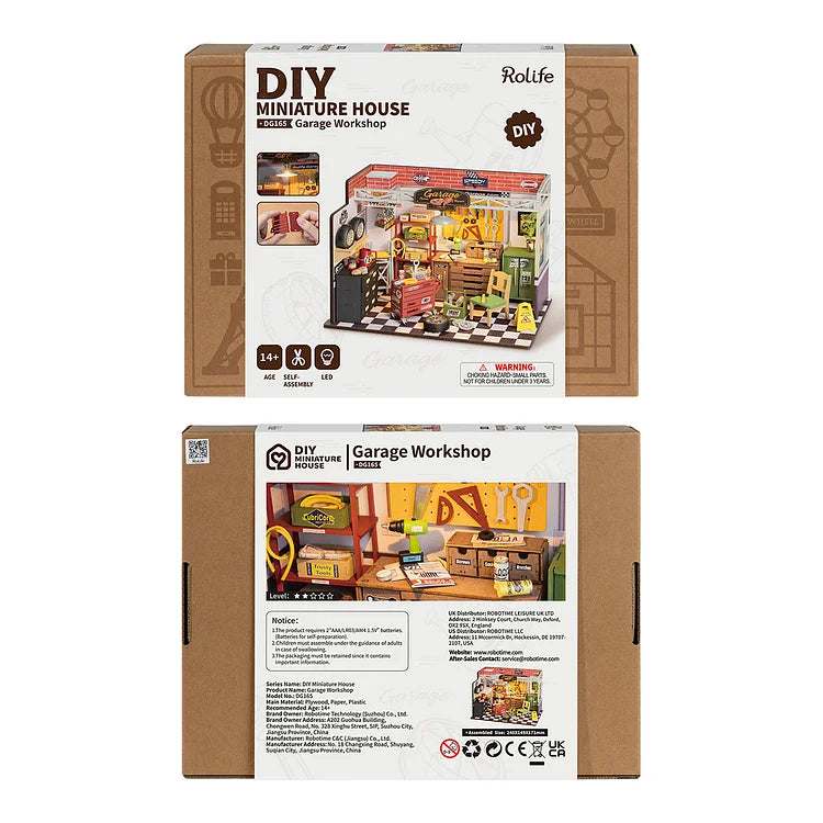 Garage Workshop DIY Miniature House DG165