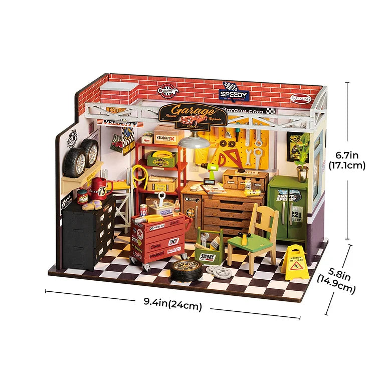 Garage Workshop DIY Miniature House DG165