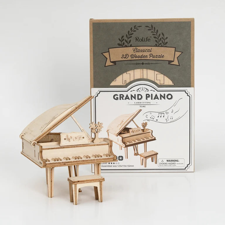 Grand Piano 3D Wooden Puzzle TG402