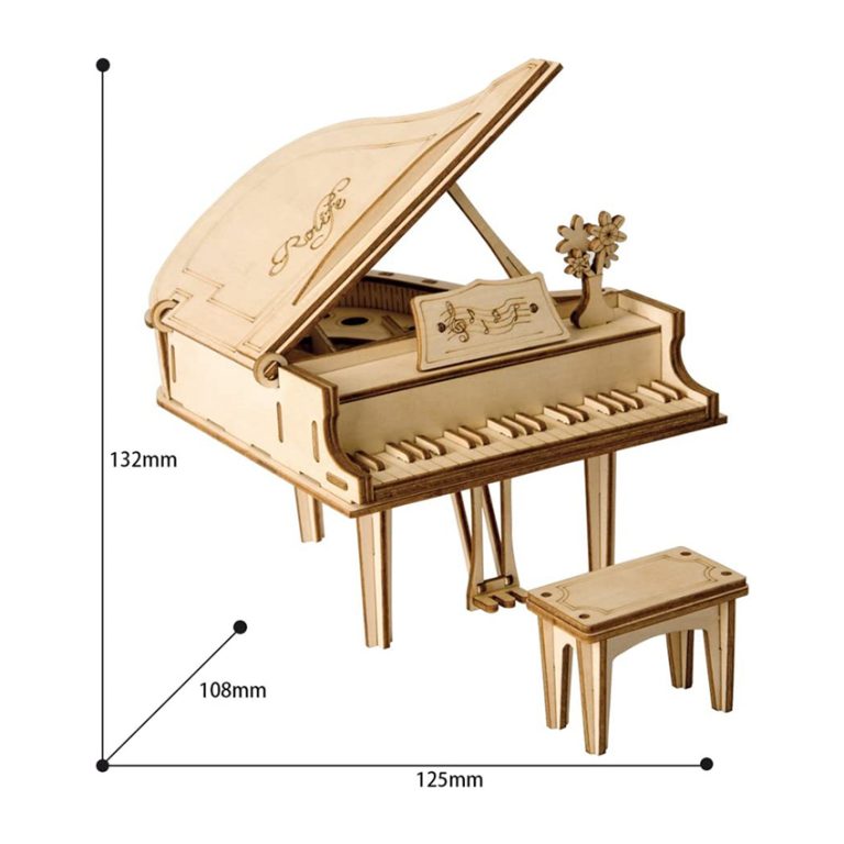 Grand Piano 3D Wooden Puzzle TG402