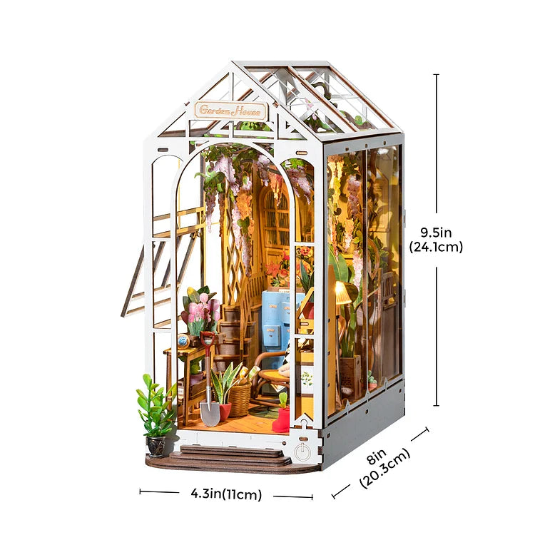 Garden House DIY Book Nook Kit TGB06