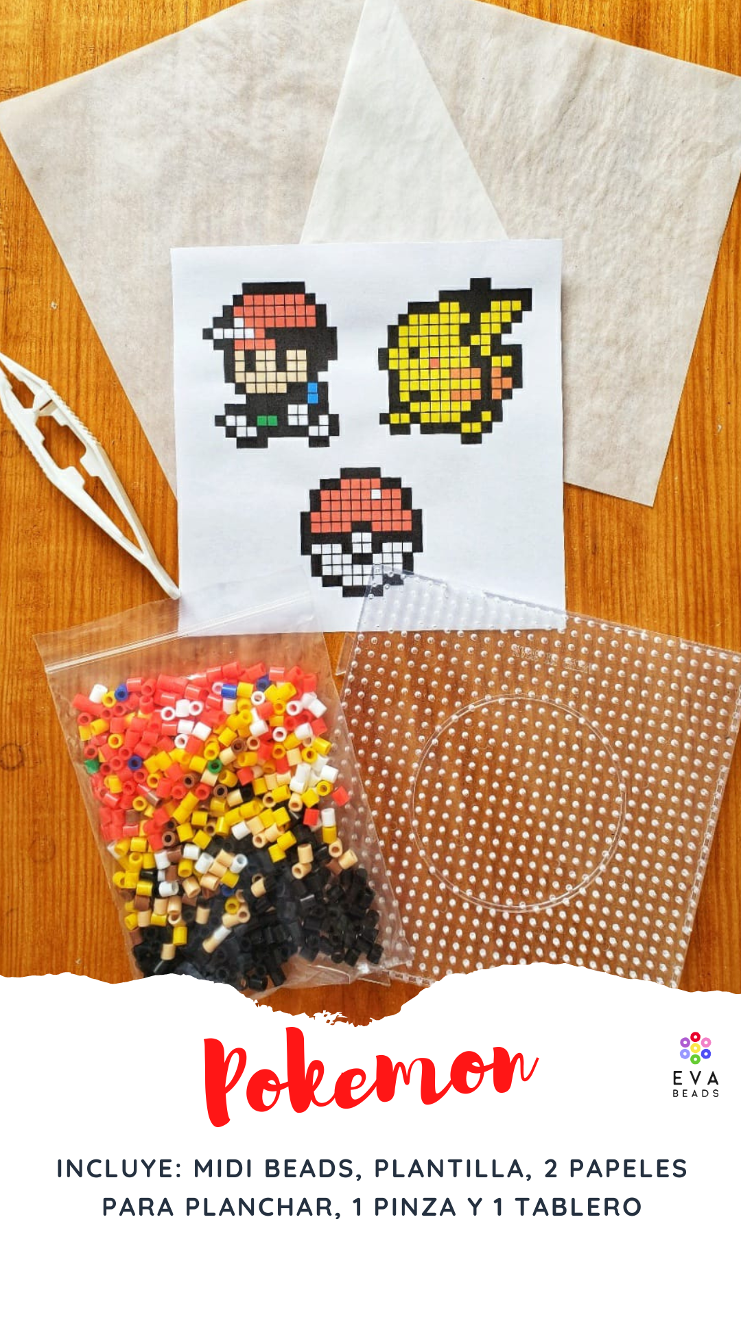 Kit Midi Beads 5mm - Pokemon
