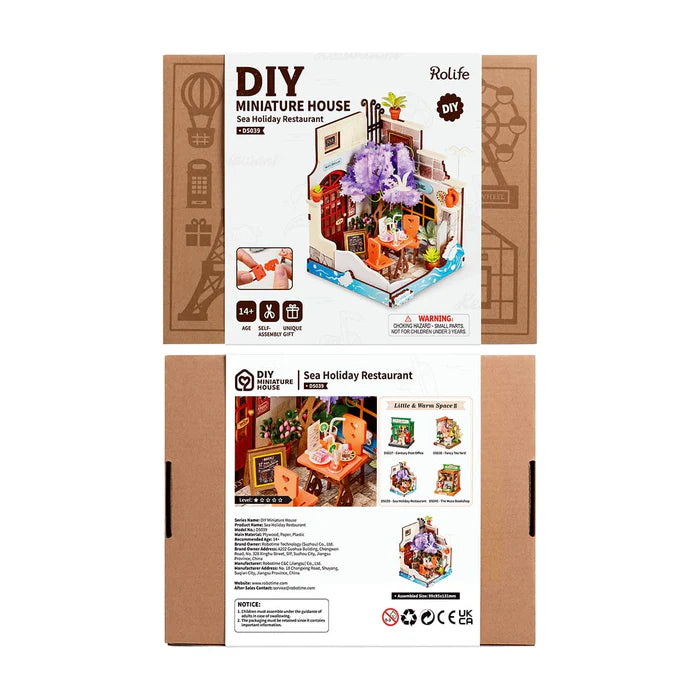 Sea Holiday Restaurant DIY Miniature House DS039