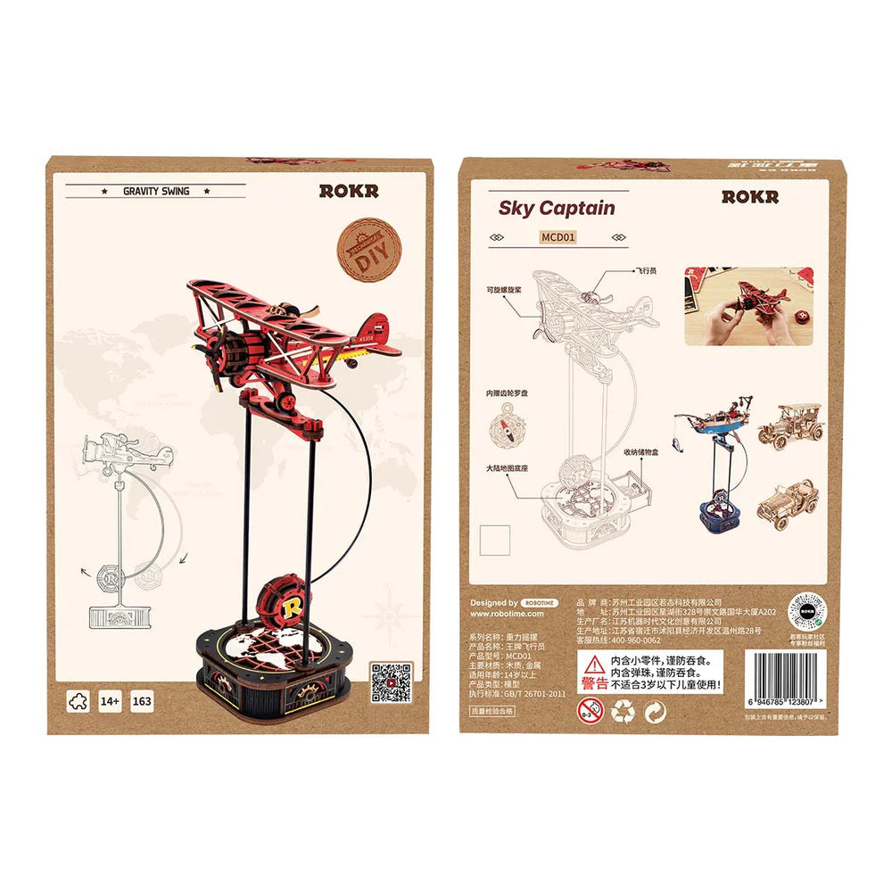 Sky Captain Pendulum Balance Toy DIY 3D Puzzle MCD01