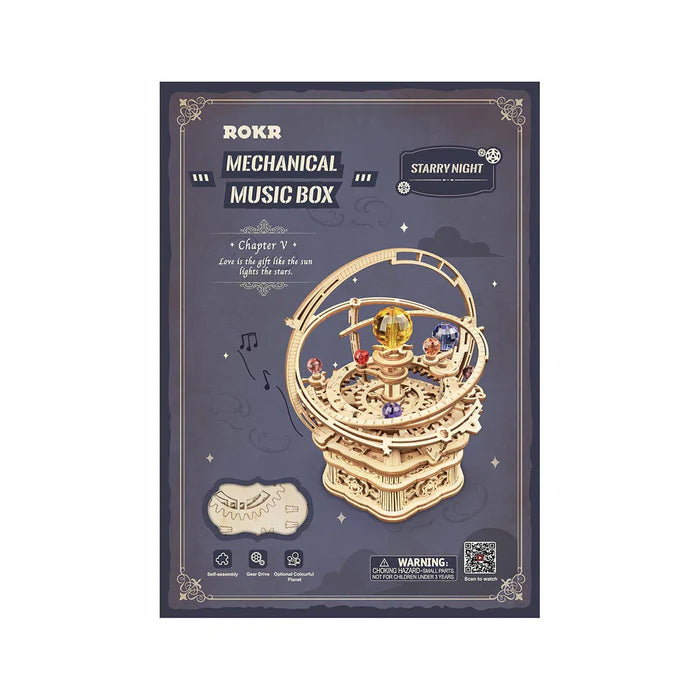 Starry Night Mechanical Music Box AMK51