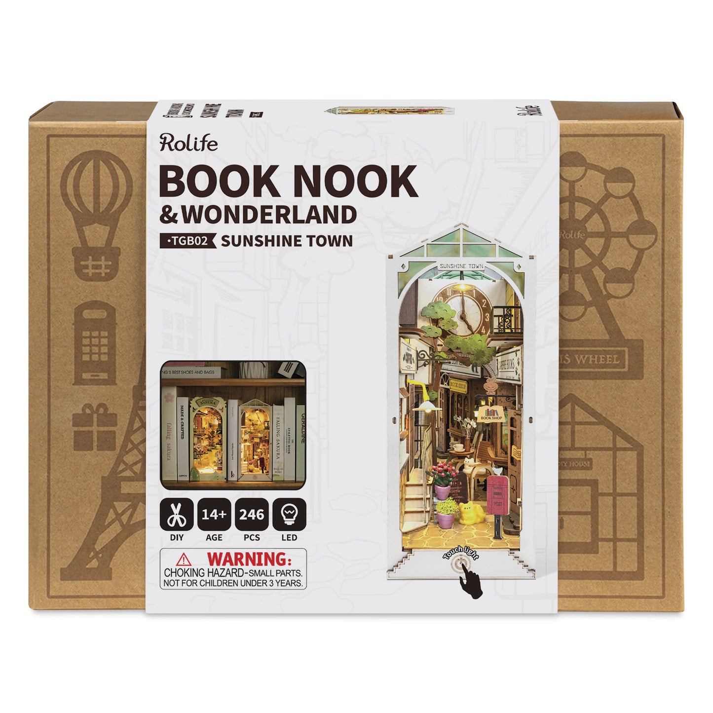 Sunshine Town DIY Book Nook Kit TGB02