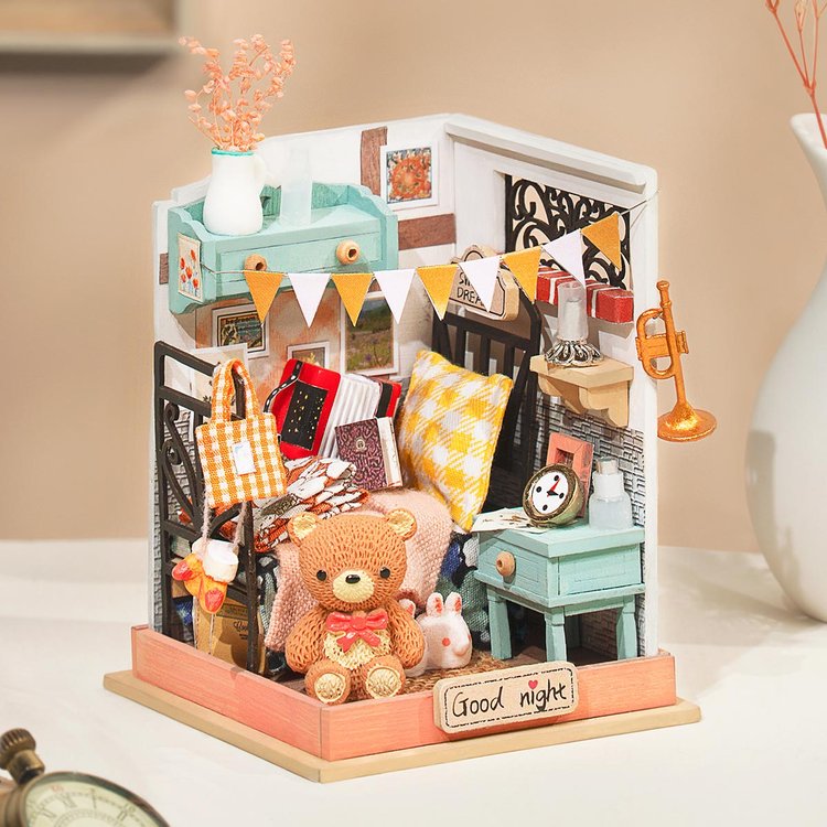 Sweet Dreams Bedroom DIY Miniature House DS016