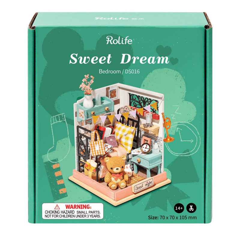 Sweet Dreams Bedroom DIY Miniature House DS016