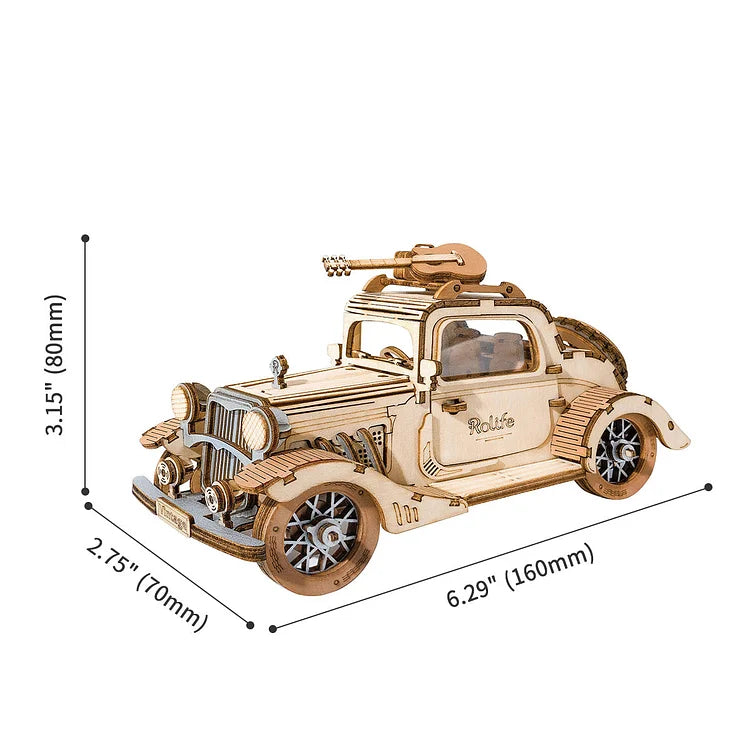 Vintage Car 3D Wooden Puzzle TG504
