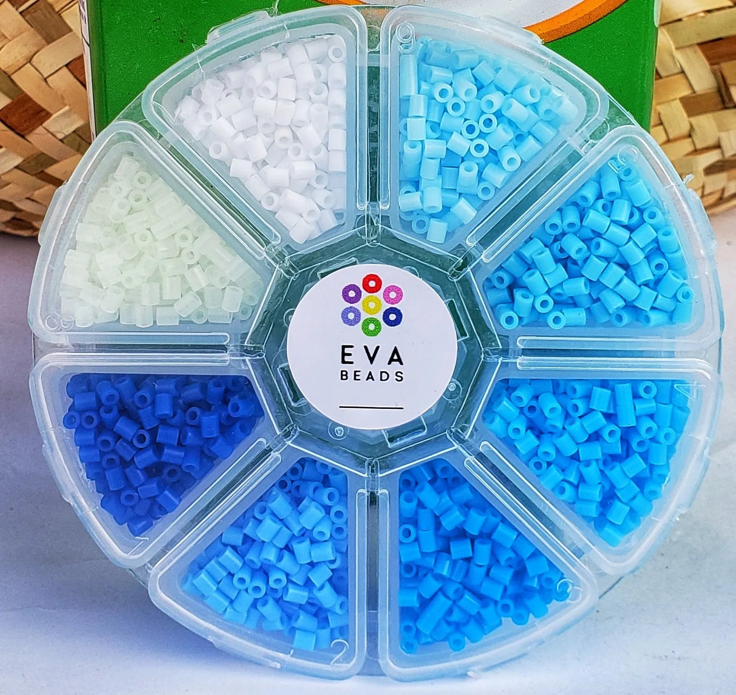 Kit Mini Beads 2.6mm - Paleta Celeste