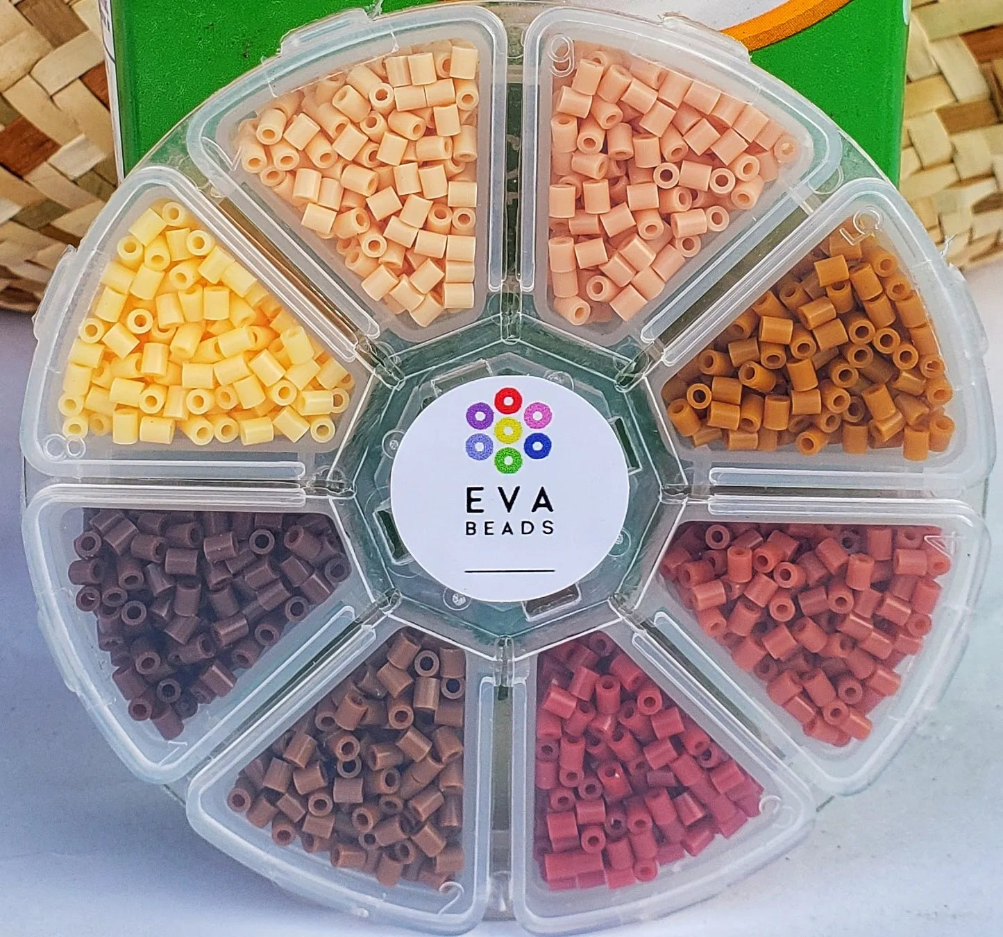 Kit Mini Beads 2.6mm - Paleta Chocolate