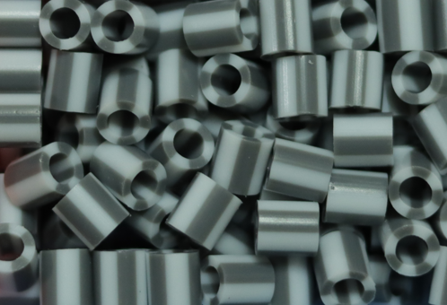 1,000 Midi Beads 5mm - Matizado Gris con Blanco #SD2