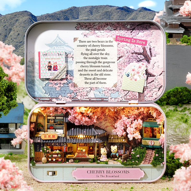Cherry Blossoms DIY Miniature Box Theatre