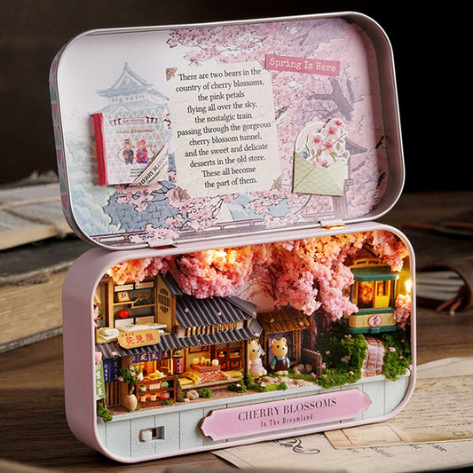 Cherry Blossoms DIY Miniature Box Theatre
