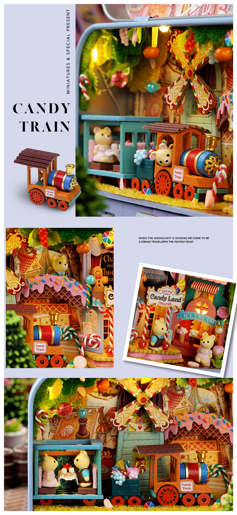 Candy Adventure DIY Miniature Box Theatre
