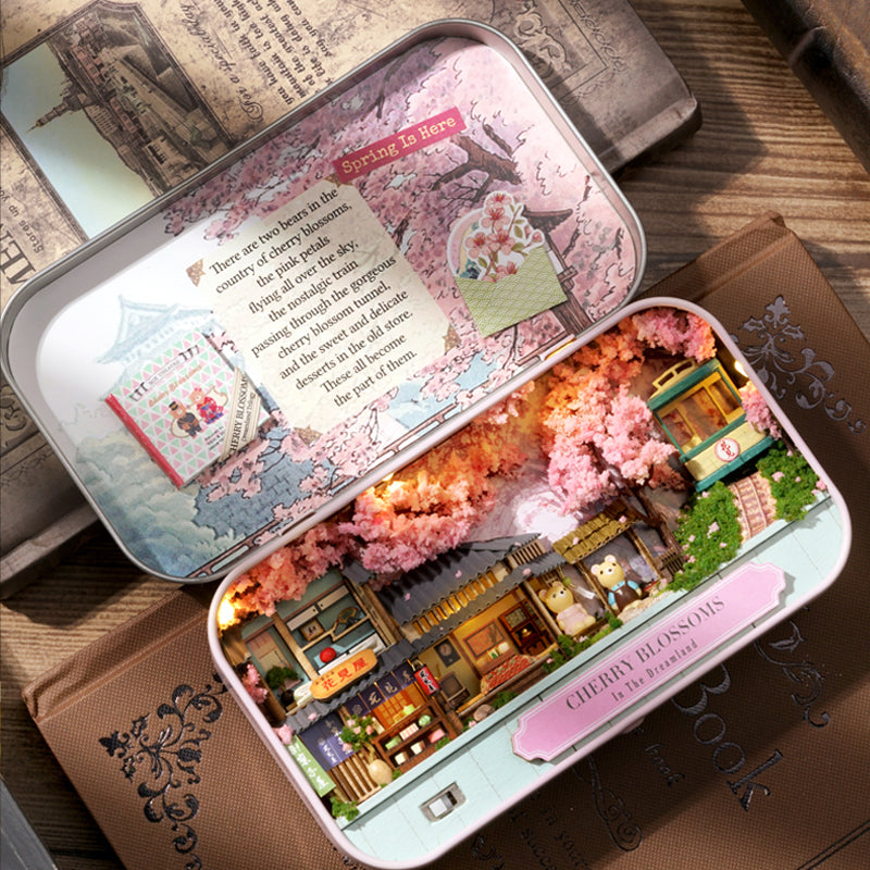 Cherry Blossoms DIY Miniature Box Theatre