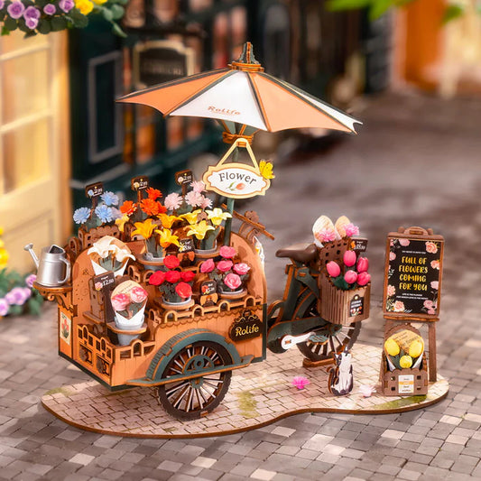 Blossom Cart 3D Wooden Puzzle TGS03