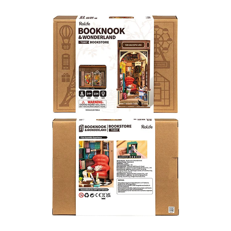 Bookstore DIY Book Nook Kit TGB07