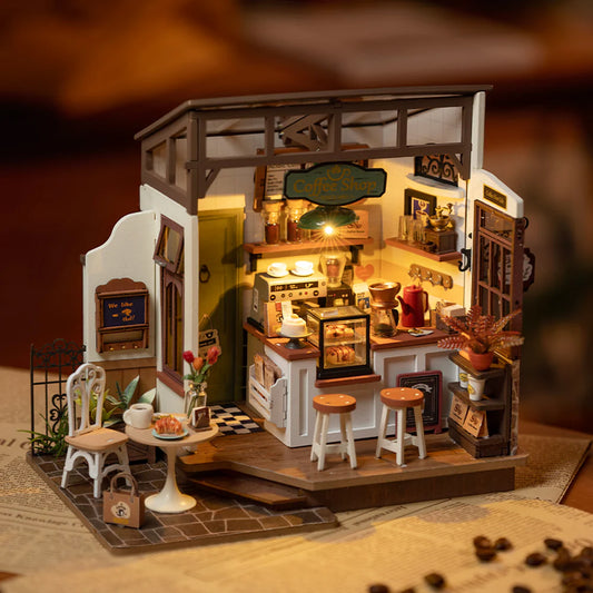Flavory Slow Life Cafe DIY Miniature House kit DG162