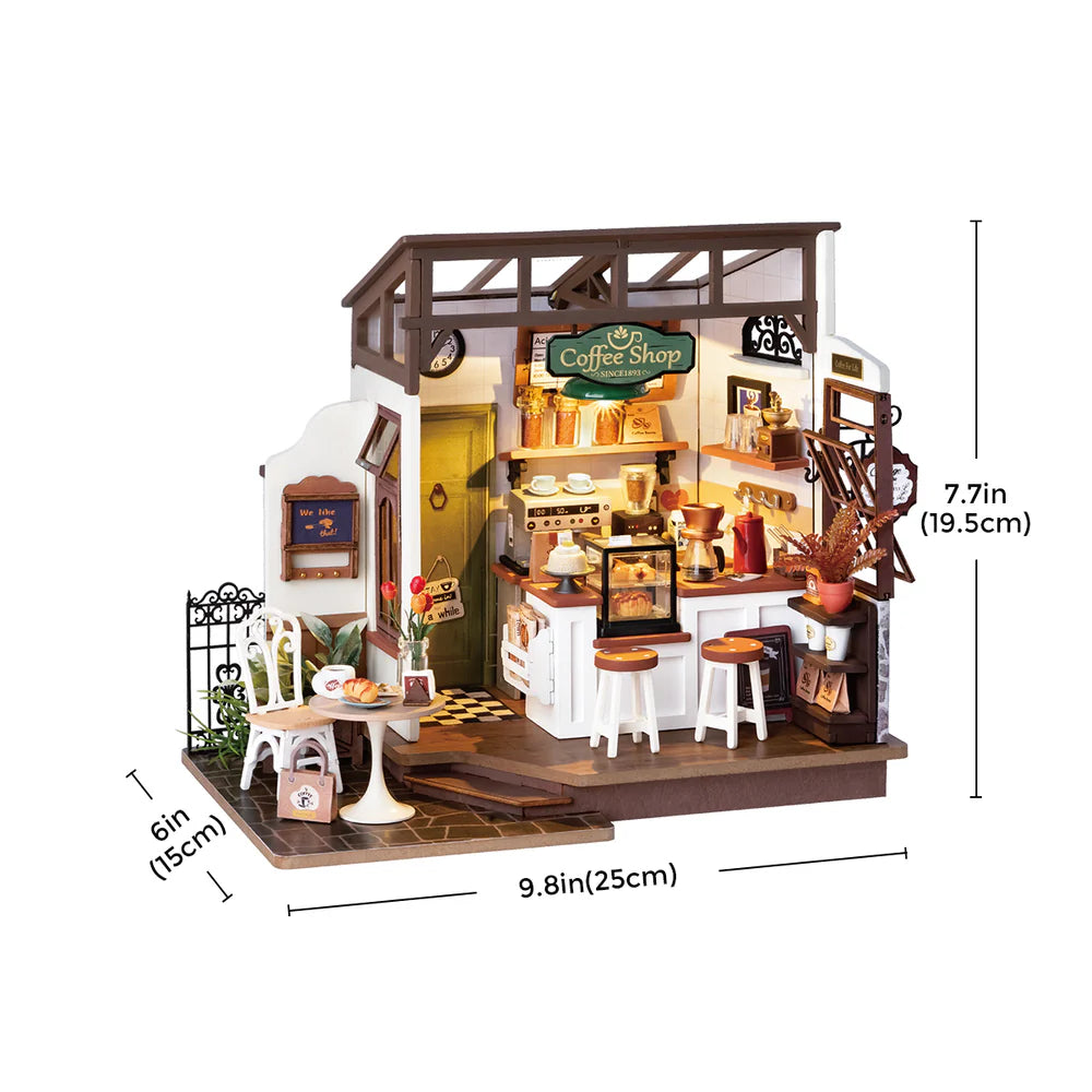 Flavory Slow Life Cafe DIY Miniature House kit DG162