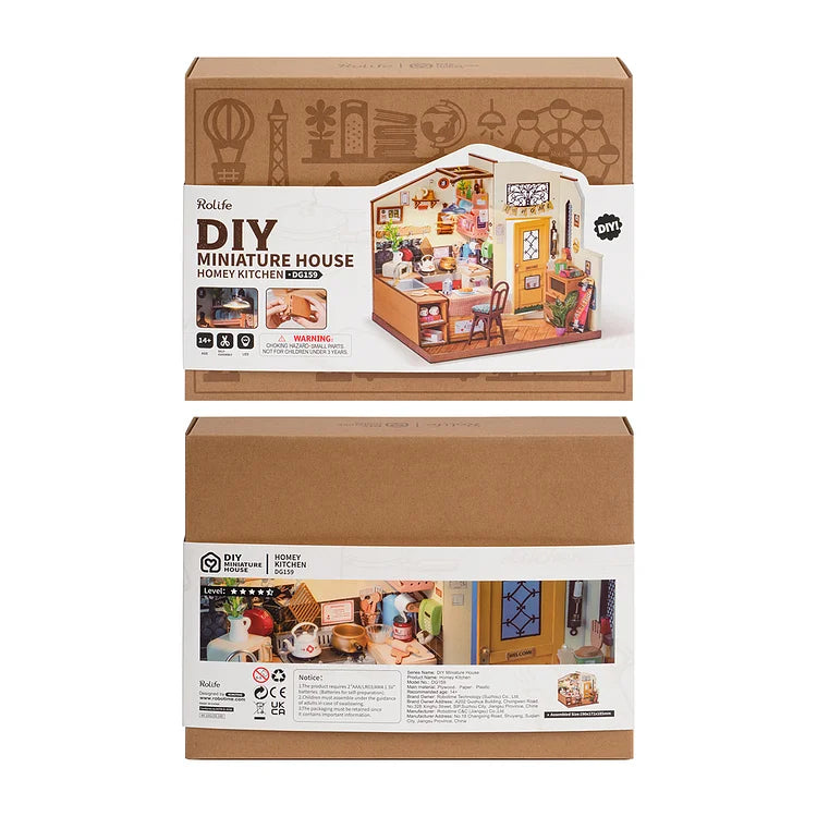 Cozy Kitchen DIY Miniature House DG159