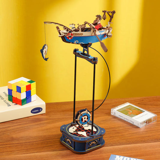 Ocean Fisher Pendulum Balance Toy DIY 3D Puzzle MCD02