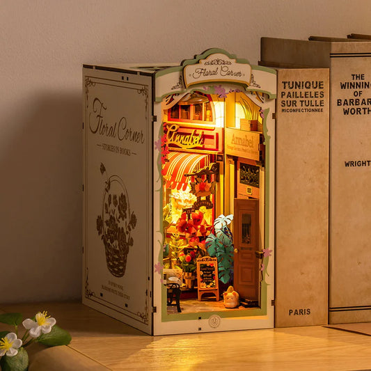 Floral Corner DIY Book Nook Kit TGB09