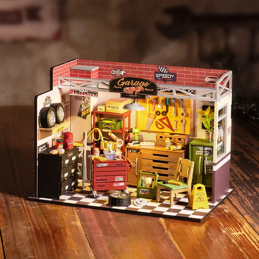Garage Workshop DIY Miniature House DG165