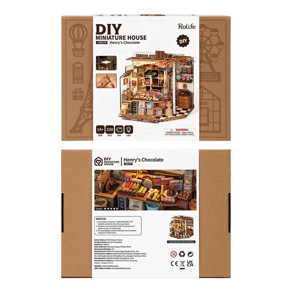 Henry Chocolate DIY Miniature House DG174
