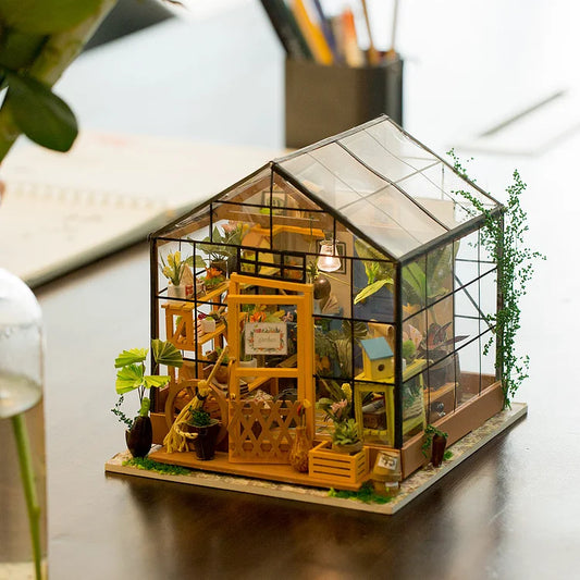 Cathy Flower House DIY Miniature House DG104