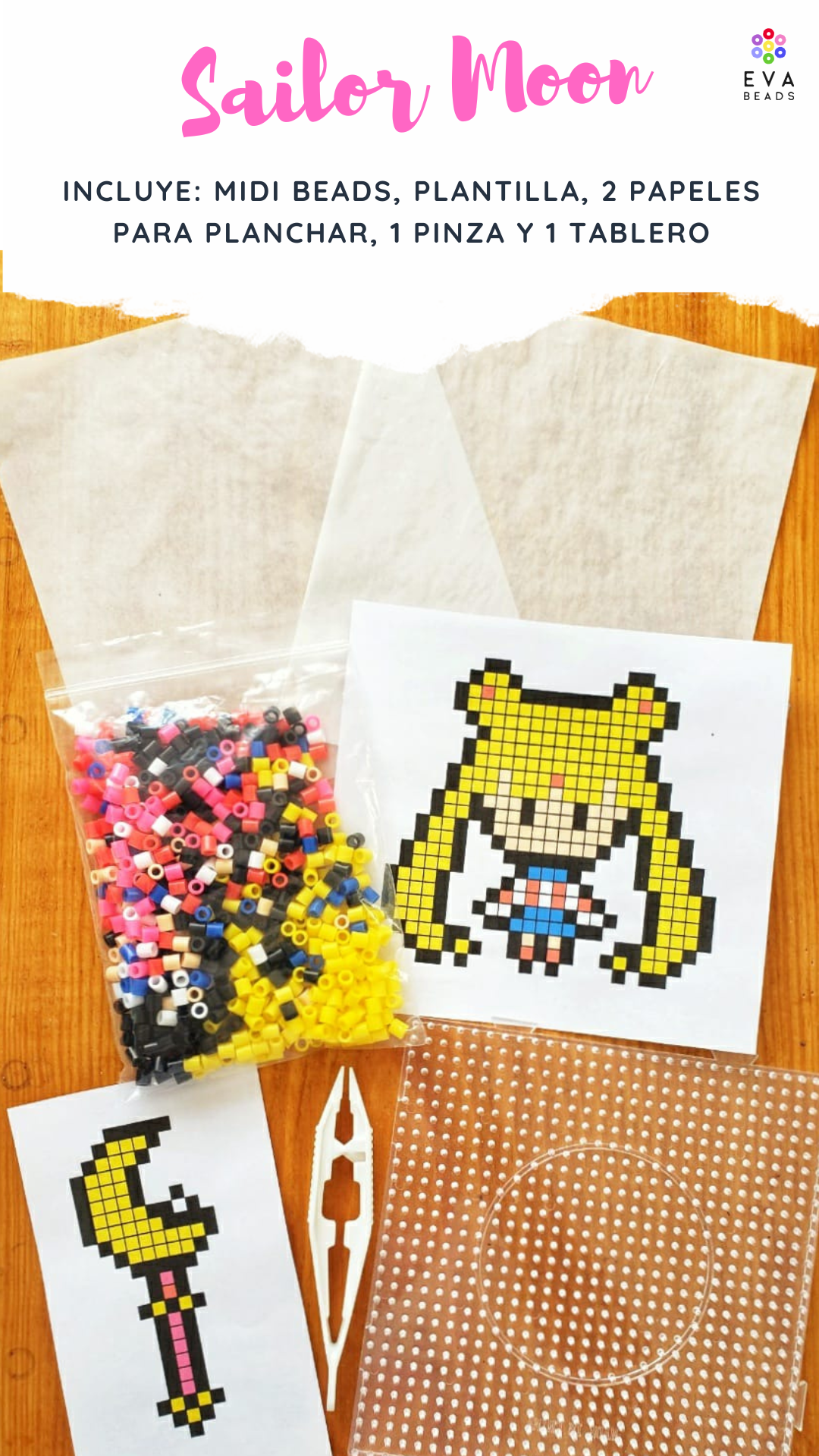 Kit Midi Beads 5mm - Sailor Moon