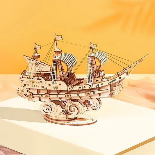 Sailing Ship 3D Wooden Puzzle TG305