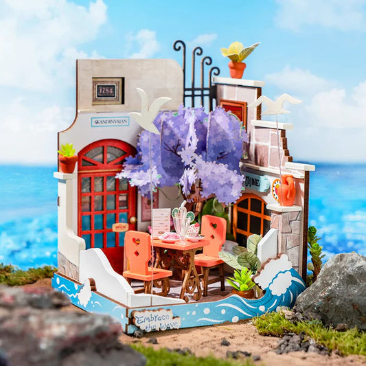 Sea Holiday Restaurant DIY Miniature House DS039