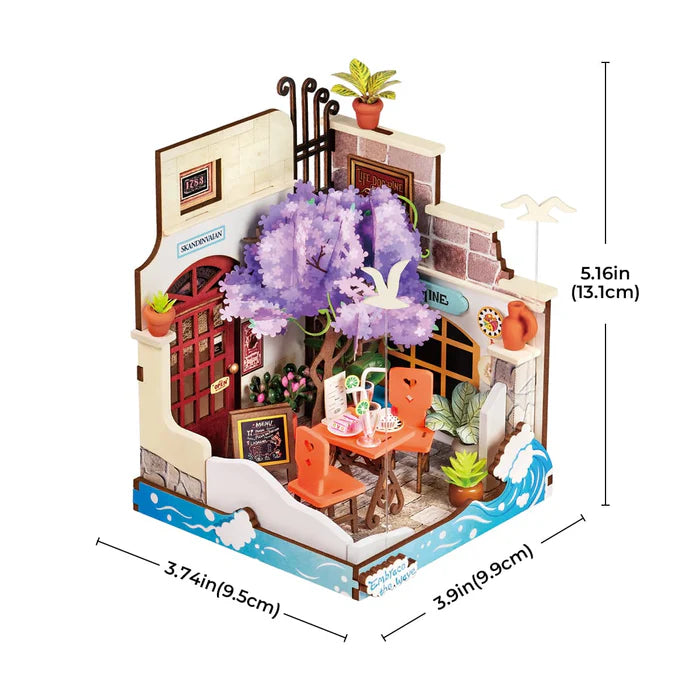 Sea Holiday Restaurant DIY Miniature House DS039
