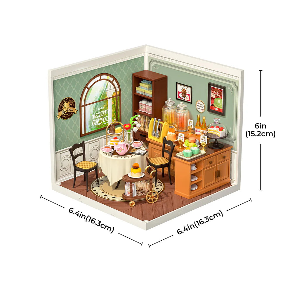 Sweet Sips Tea DIY Plastic Miniature House DW011