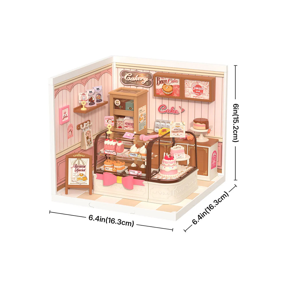 Tasty Cake Shop DIY Plastic Miniature House DW019B