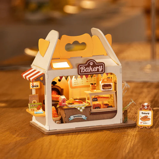 Teddy BreadBox DIY Miniature House DS033