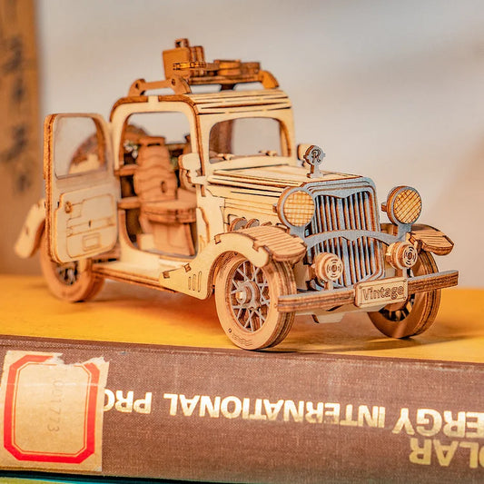 Vintage Car 3D Wooden Puzzle TG504