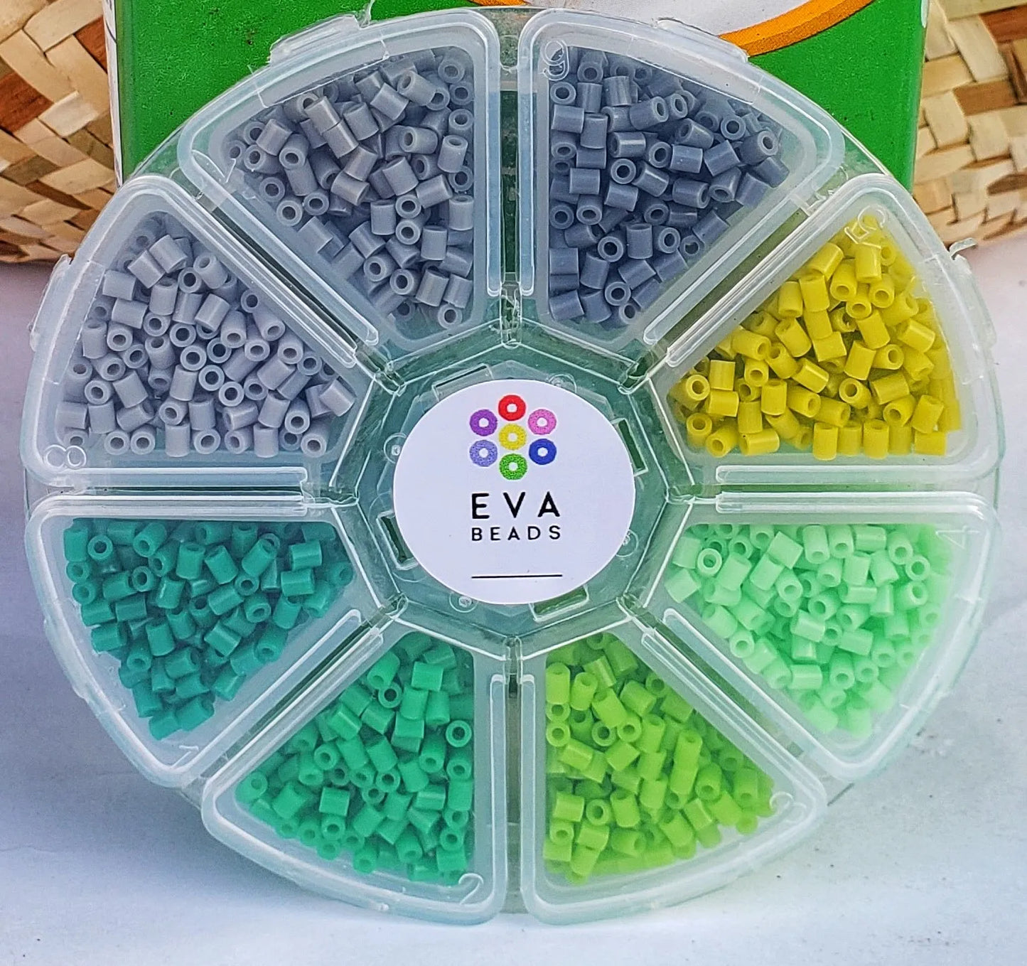 Kit Mini Beads 2.6mm - Paleta Verde