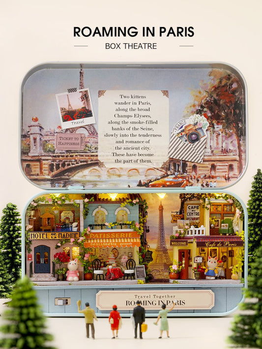 Roaming In Paris DIY Miniature Box Theatre