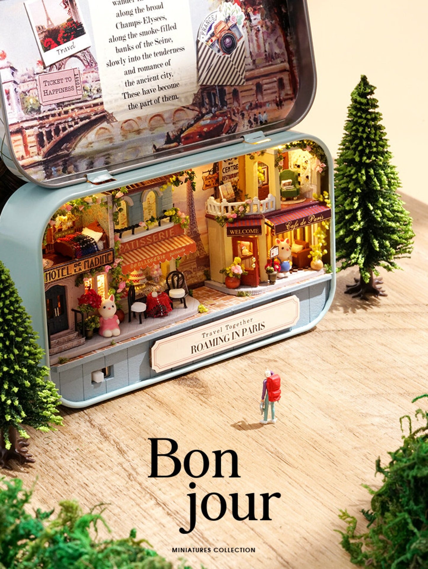 Roaming In Paris DIY Miniature Box Theatre