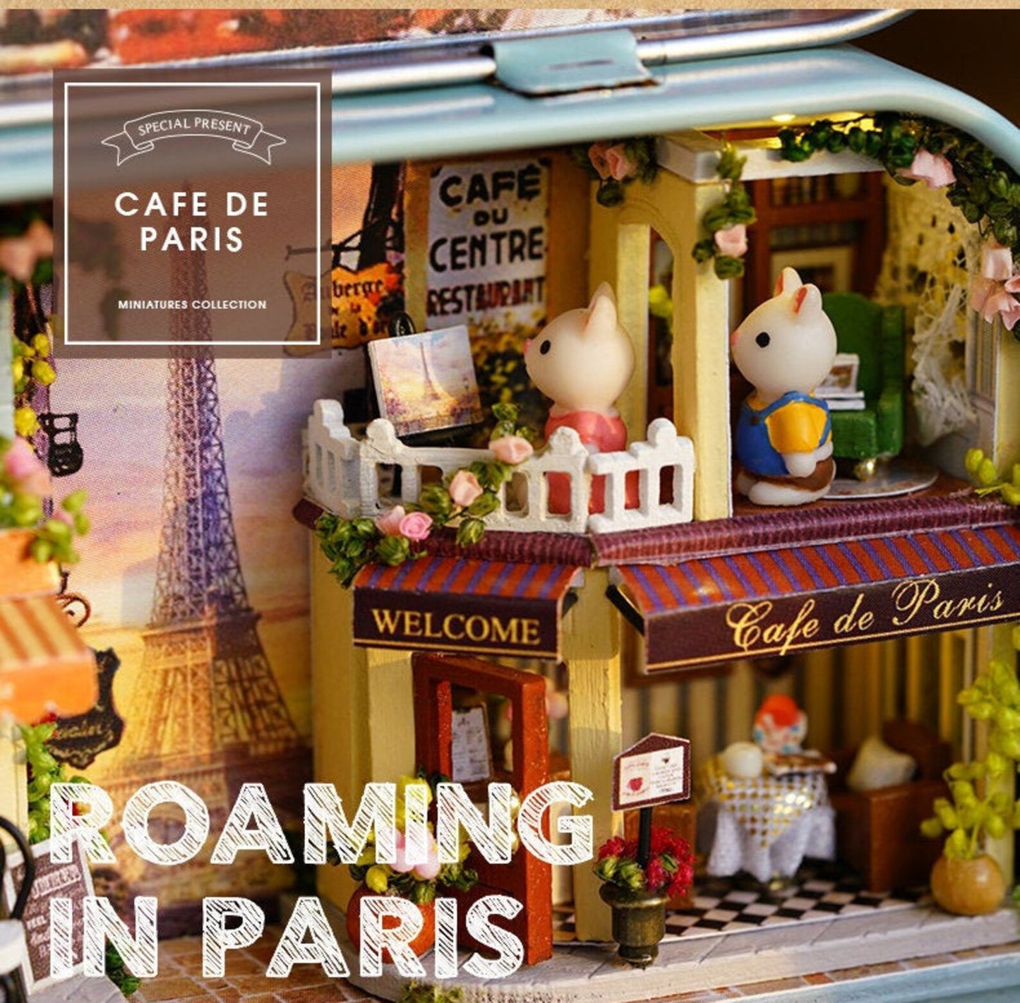 Roaming In Paris DIY Miniature Box Theatre