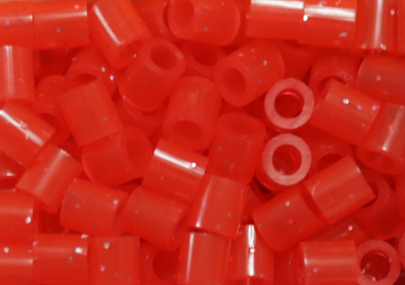 1,000 Midi Beads 5mm - Rojo Transparente Escarchado #SL3